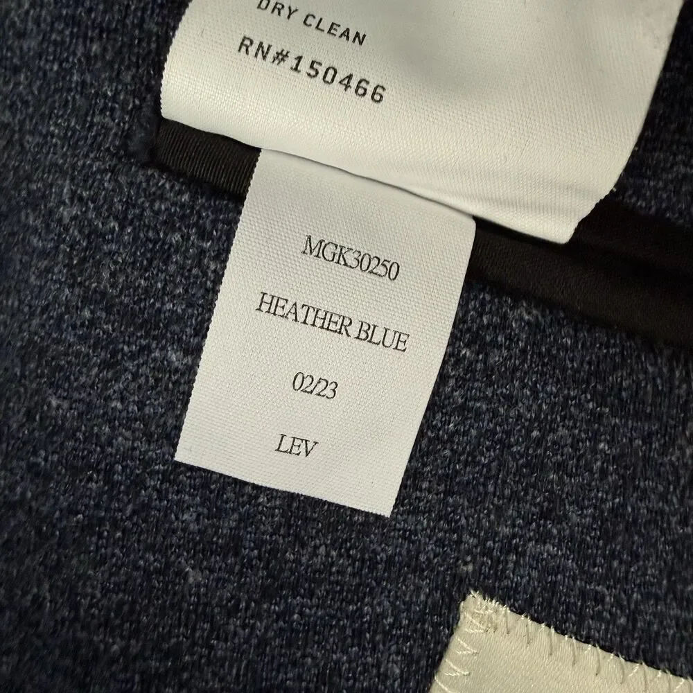 NEW Artefact Knit Blazer Heathered Blue Men Size Medium Jacket Academia Preppy